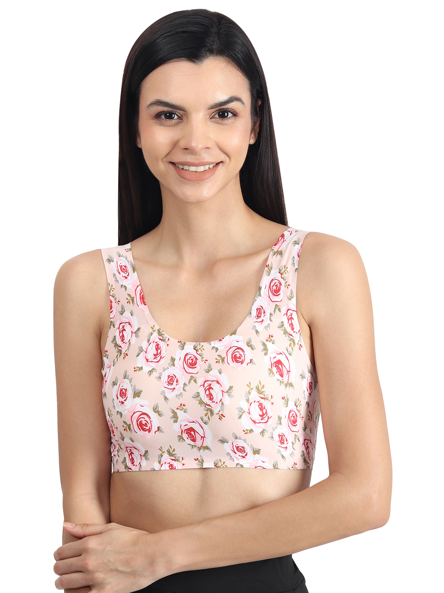 Apsara Soft Printed Padded Bra Without Hook – Pixies